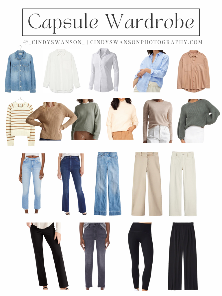 How to Build a Capsule Wardrobe - Cindy Swanson Photography • Award ...